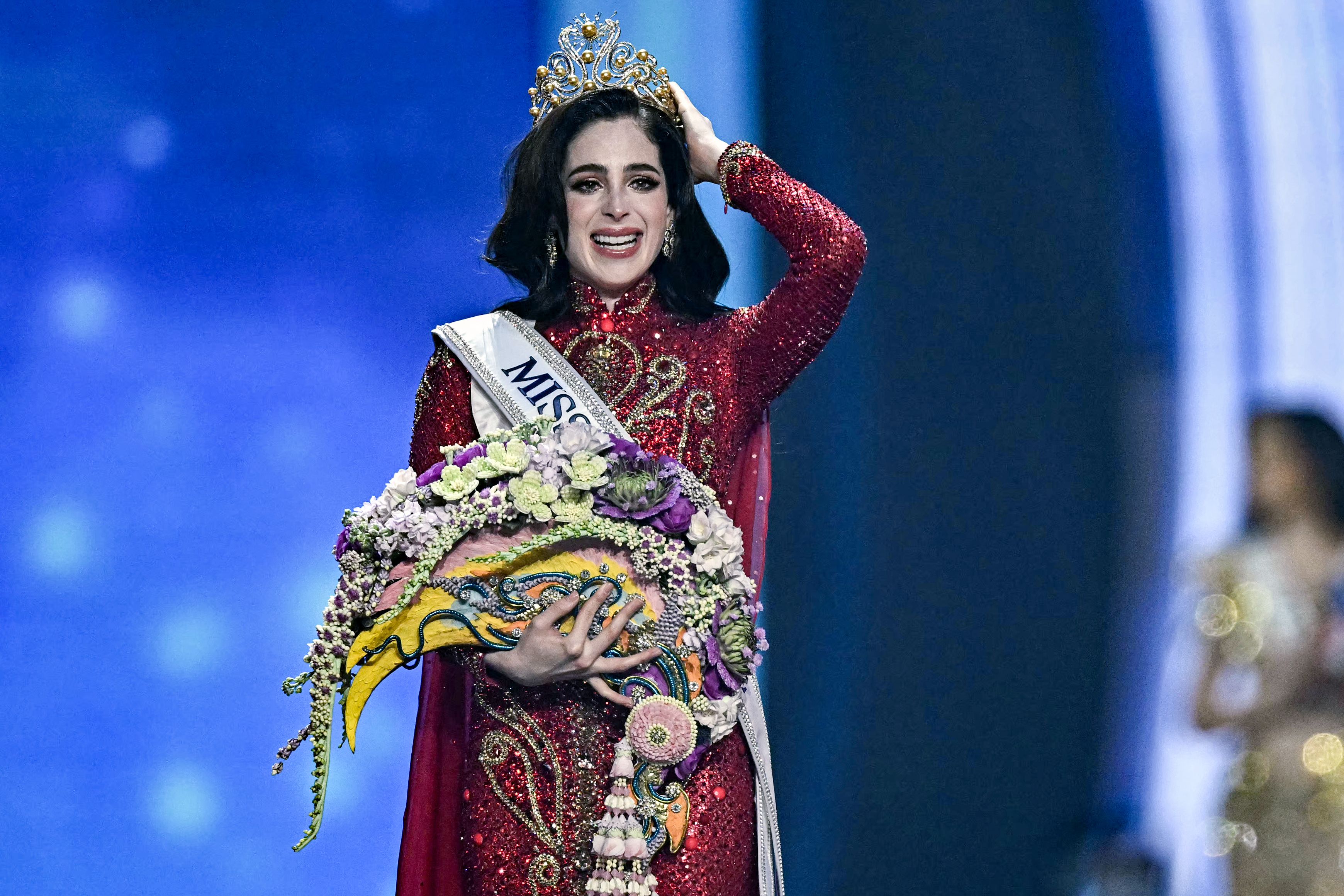 Fátima Bosch tras ser coronada Miss Universe 2025