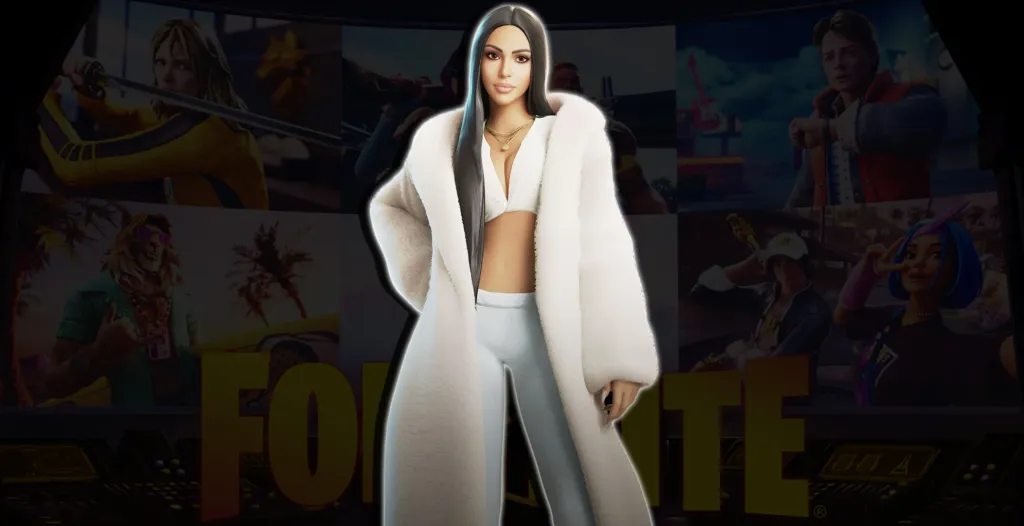 Kim Kardashian en Fortnite